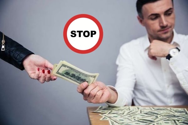 tu choi cho muon tien